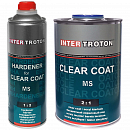 лак MS 2+1 акриловый c отвердителем INTER TROTON (1л+0,5л)