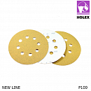 круг абразивный P 100 125мм 8 отверстий NEW LINE HOLEX