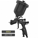 краскораспылитель RRP GOLD d1.4мм черный верхний бачок 600мл SKULL